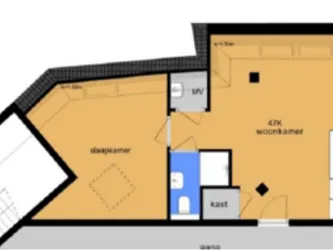 Foto van de Appartement gelegen aan de Geversstraat in Oegstgeest
