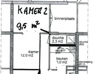 Foto van de Kamer gelegen aan de Statensingel in Maastricht