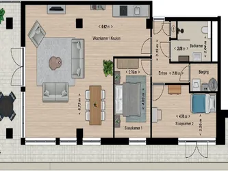 Foto van de Appartement gelegen aan de Handelstraat in Apeldoorn