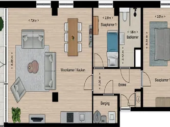 Foto van de Appartement gelegen aan de Handelstraat in Apeldoorn
