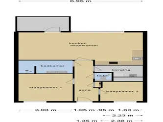 Foto van de Appartement gelegen aan de Jan Rozeboomstraat in Zutphen