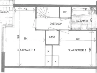 Foto van de Appartement gelegen aan de Veenslag in Veenendaal