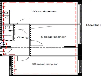 Foto van de Appartement gelegen aan de Raadhuisstraat in Alphen aan den Rijn