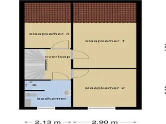 Foto van de Appartement gelegen aan de Visserstraat in Ede