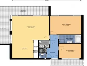 Foto van de Appartement gelegen aan de Hortensialaan in Heerhugowaard