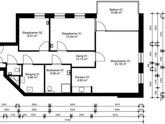 Foto van de Appartement gelegen aan de Ringovenstraat in Panningen