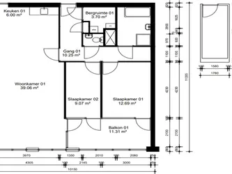 Foto van de Appartement gelegen aan de Salmstraat in Geleen