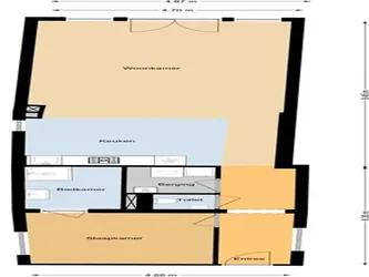 Foto van de Appartement gelegen aan de Korte Houtstraat in Den Haag