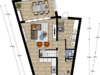 Foto van de Appartement gelegen aan de von Fraunhoferhof in Nijmegen