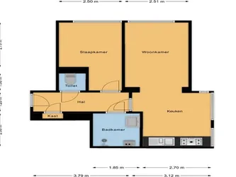 Foto van de Appartement gelegen aan de Burgemeester Schönfeldsingel in Winschoten