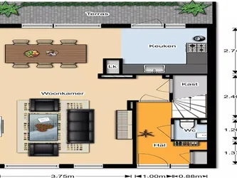 Foto van de Appartement gelegen aan de Witmoeren in Breda