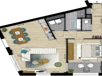 Foto van de Appartement gelegen aan de Kleine Oord in Arnhem