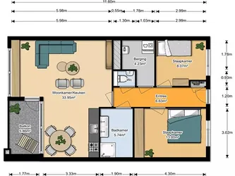 Foto van de Appartement gelegen aan de Koningsoord in Berkel-Enschot