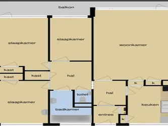 Foto van de Appartement gelegen aan de Malvert in Nijmegen