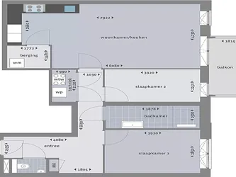 Foto van de Appartement gelegen aan de Sabapad in Haarlem