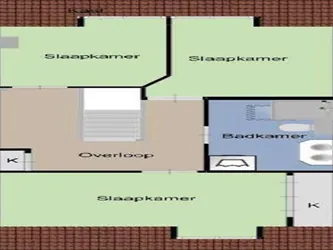 Foto van de Appartement gelegen aan de van Asbeckstraat in Leeuwarden