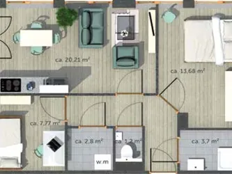 Foto van de Appartement gelegen aan de Stationsplein in Heerenveen