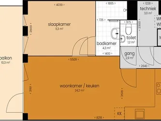 Foto van de Appartement gelegen aan de Eris in Heerhugowaard