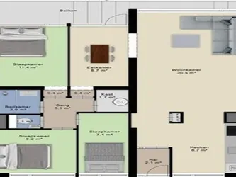 Foto van de Appartement gelegen aan de Stadhoudersring in Zoetermeer