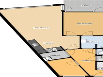 Foto van de Appartement gelegen aan de Annie M.G. Schmidtstraat in Alkmaar