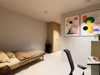 Foto van de Studio gelegen aan de Bilserbaan in Maastricht
