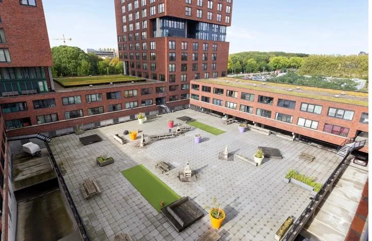 Foto van de Studio gelegen aan de Europaplein in Utrecht