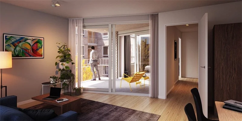 Foto van de Appartement gelegen aan de B. Hoffmanstraat in Rotterdam
