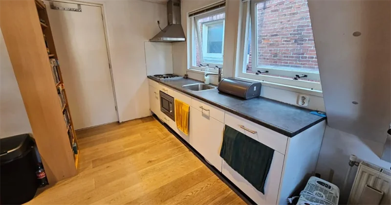 Foto van de Studio gelegen aan de V. Oosterstraat in Groningen