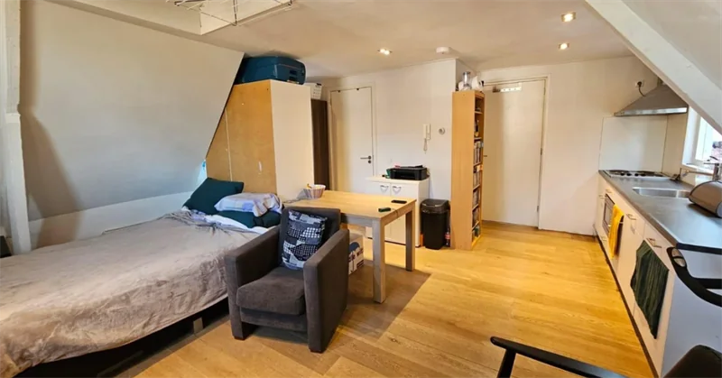 Foto van de Studio gelegen aan de V. Oosterstraat in Groningen