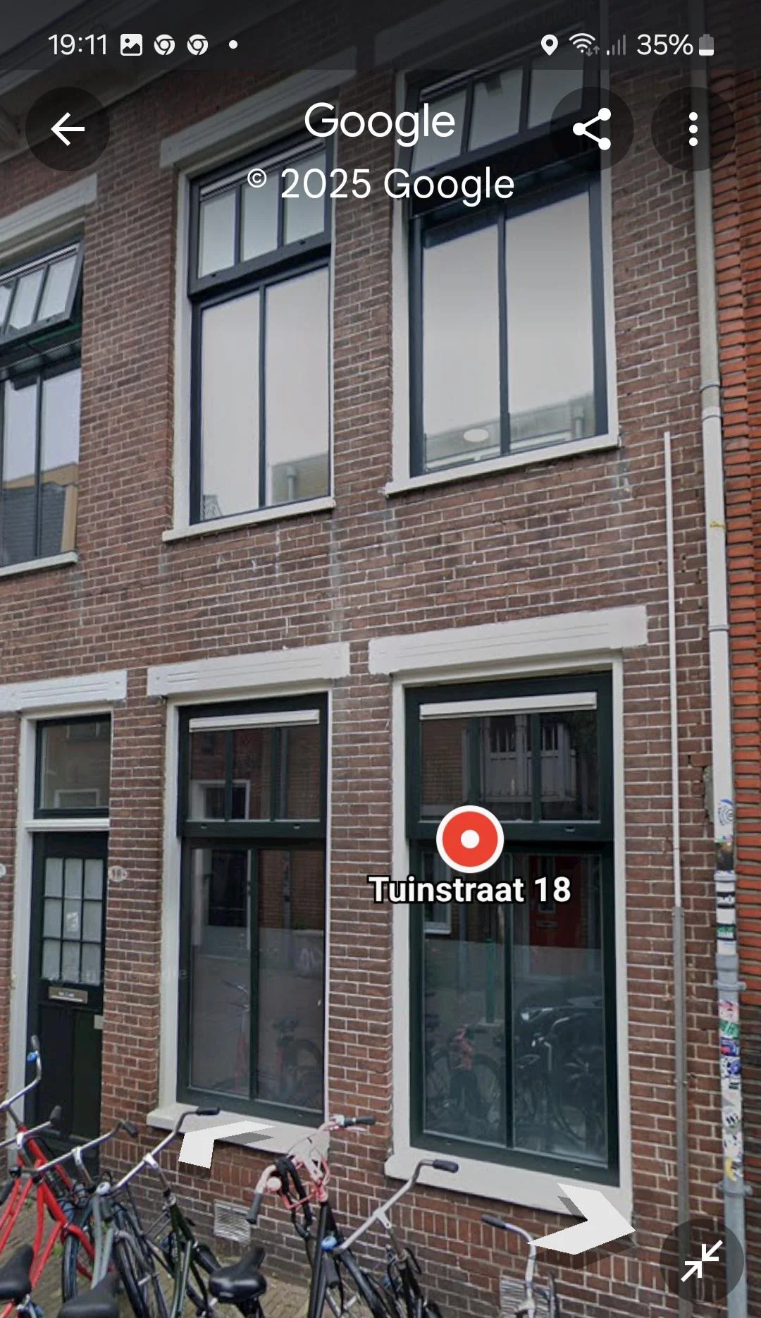 Foto van de Kamer gelegen aan de Tuinstraat in Groningen