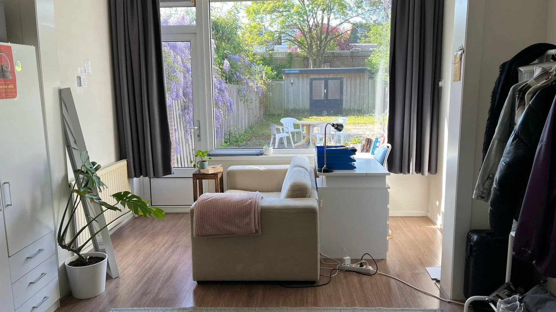Foto van de Kamer gelegen aan de Utrechtse Jaagpad in Leiden