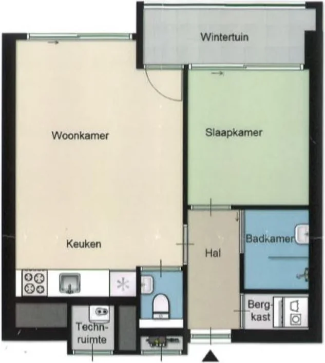 Foto van de Appartement gelegen aan de Besterdplein in Tilburg