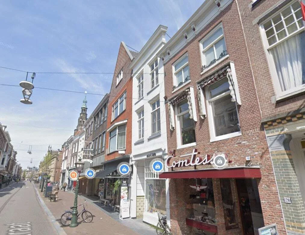 Foto van de Appartement gelegen aan de Dwars Koornbrugsteeg in Leiden