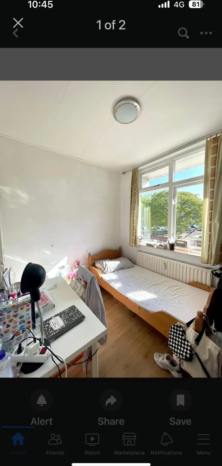Foto van de Kamer gelegen aan de Mariniersweg in Rotterdam