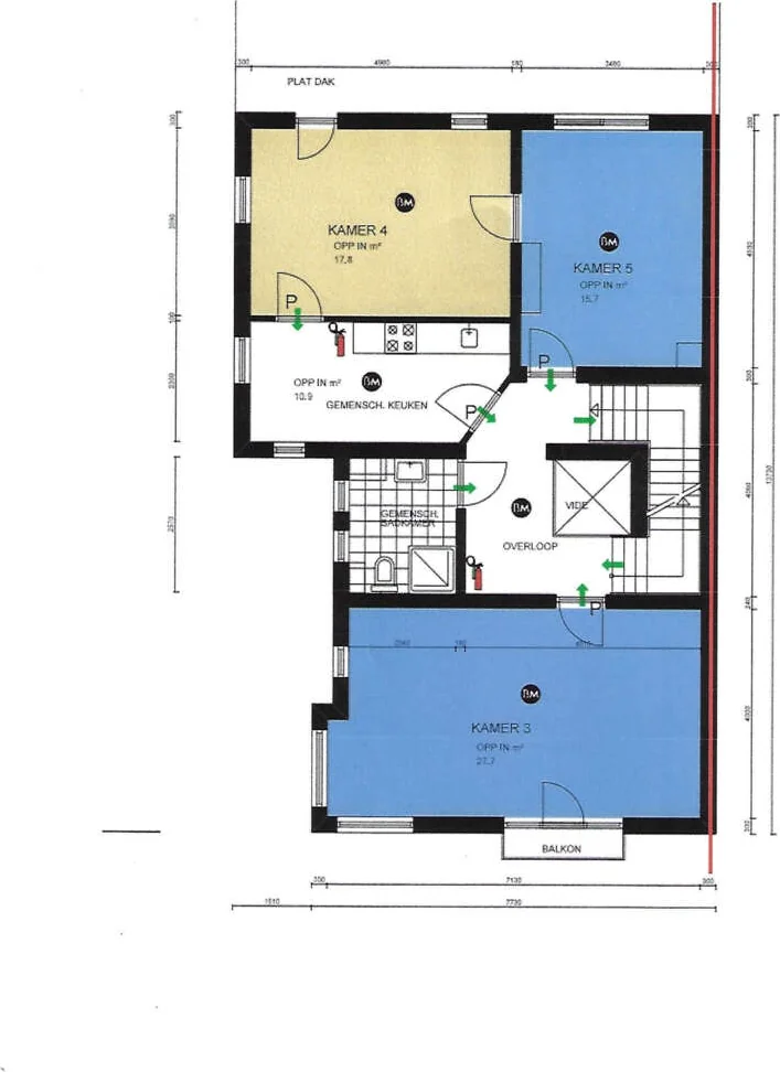 Foto van de Appartement gelegen aan de Akerstraat in Heerlen