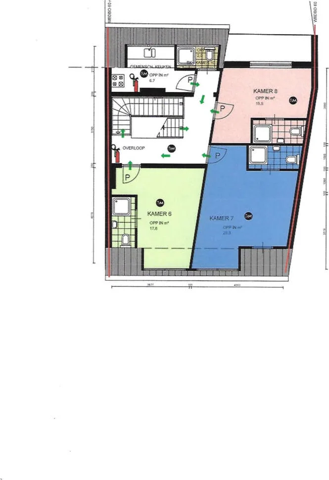 Foto van de Appartement gelegen aan de Akerstraat in Heerlen