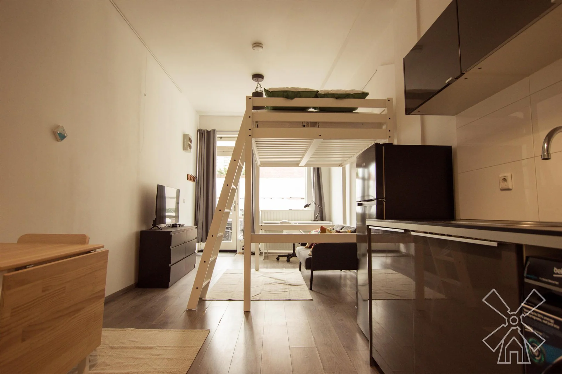 Foto van de Studio gelegen aan de Gouwestraat in Den Haag