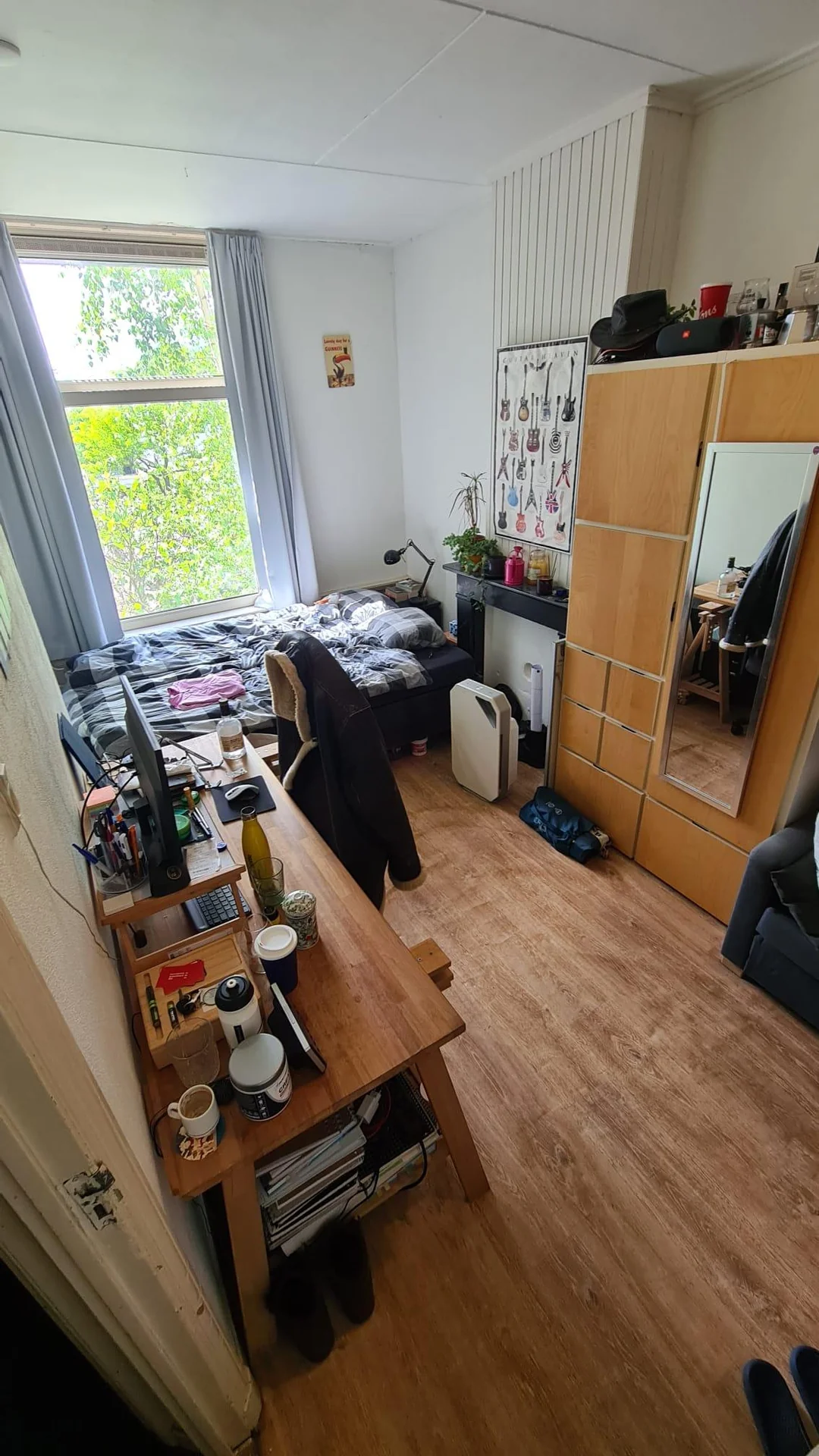 Foto van de Kamer gelegen aan de Warmoezierstraat in Delft
