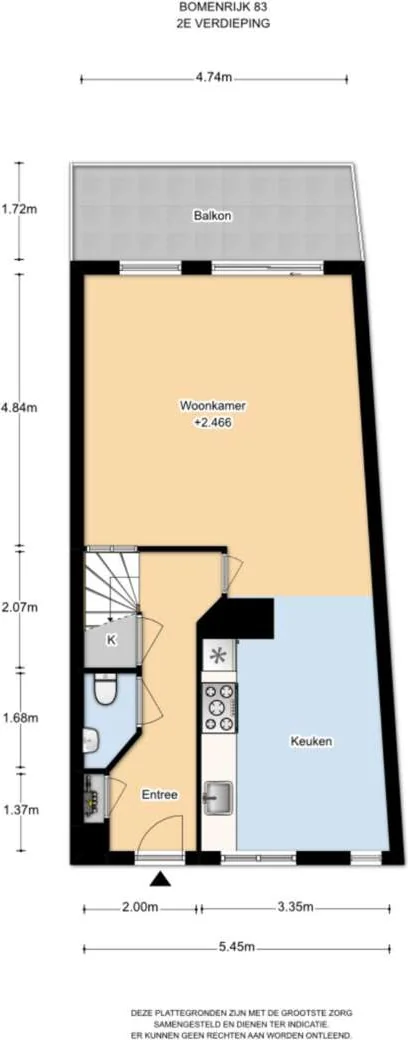Foto van de Appartement gelegen aan de Bomenrijk in Diemen