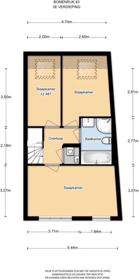 Foto van de Appartement gelegen aan de Bomenrijk in Diemen