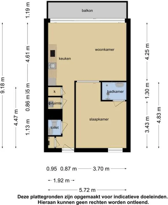 Foto van de Appartement gelegen aan de Kromakkerweg in Eindhoven