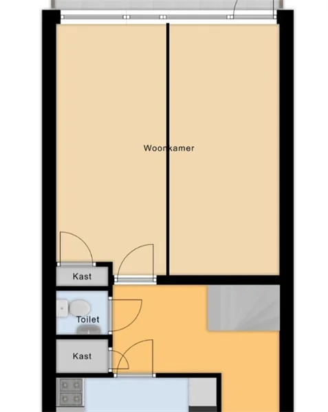 Foto van de Appartement gelegen aan de G. Barberstraat in Tilburg