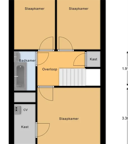 Foto van de Appartement gelegen aan de G. Barberstraat in Tilburg