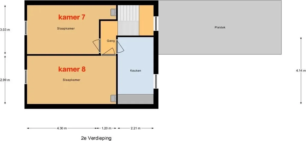 Foto van de Kamer gelegen aan de Odasingel in Sittard