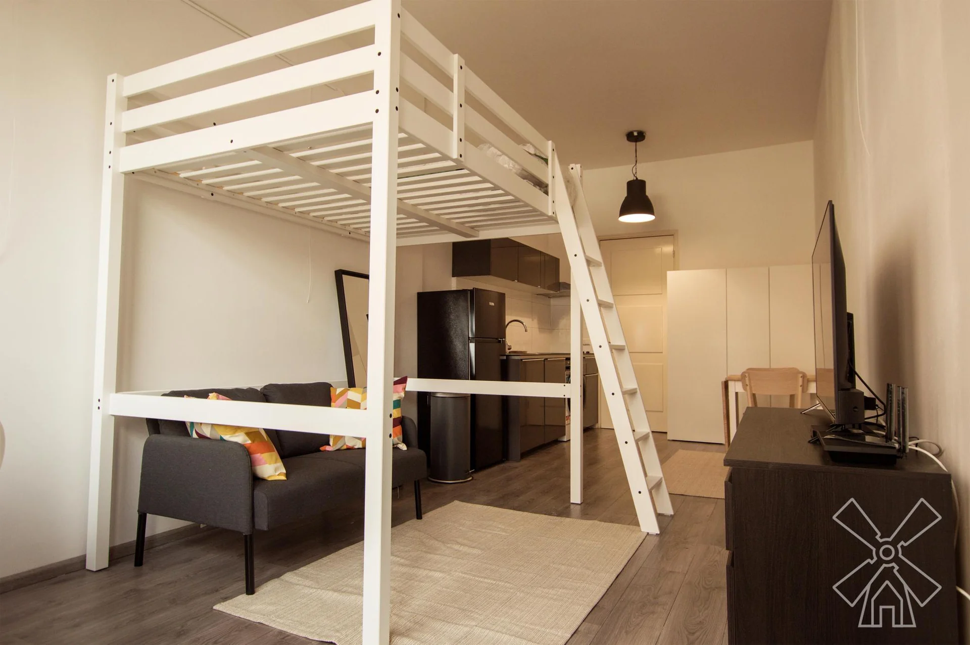 Foto van de Studio gelegen aan de Gouwestraat in Den Haag