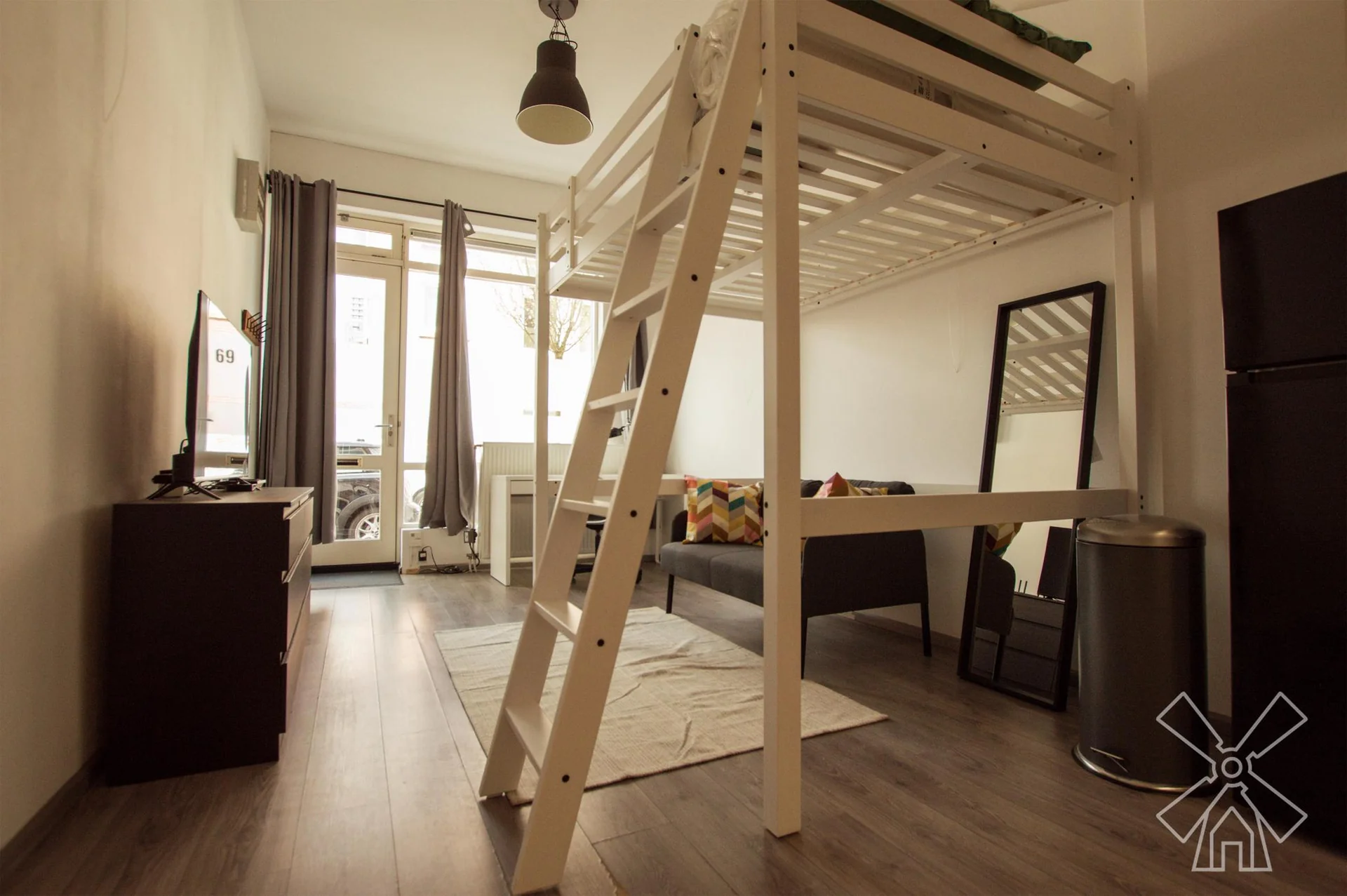 Foto van de Studio gelegen aan de Gouwestraat in Den Haag