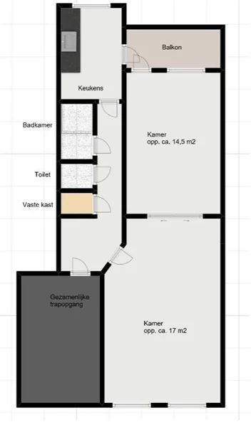 Foto van de Appartement gelegen aan de Wevershoekstraat in Rotterdam
