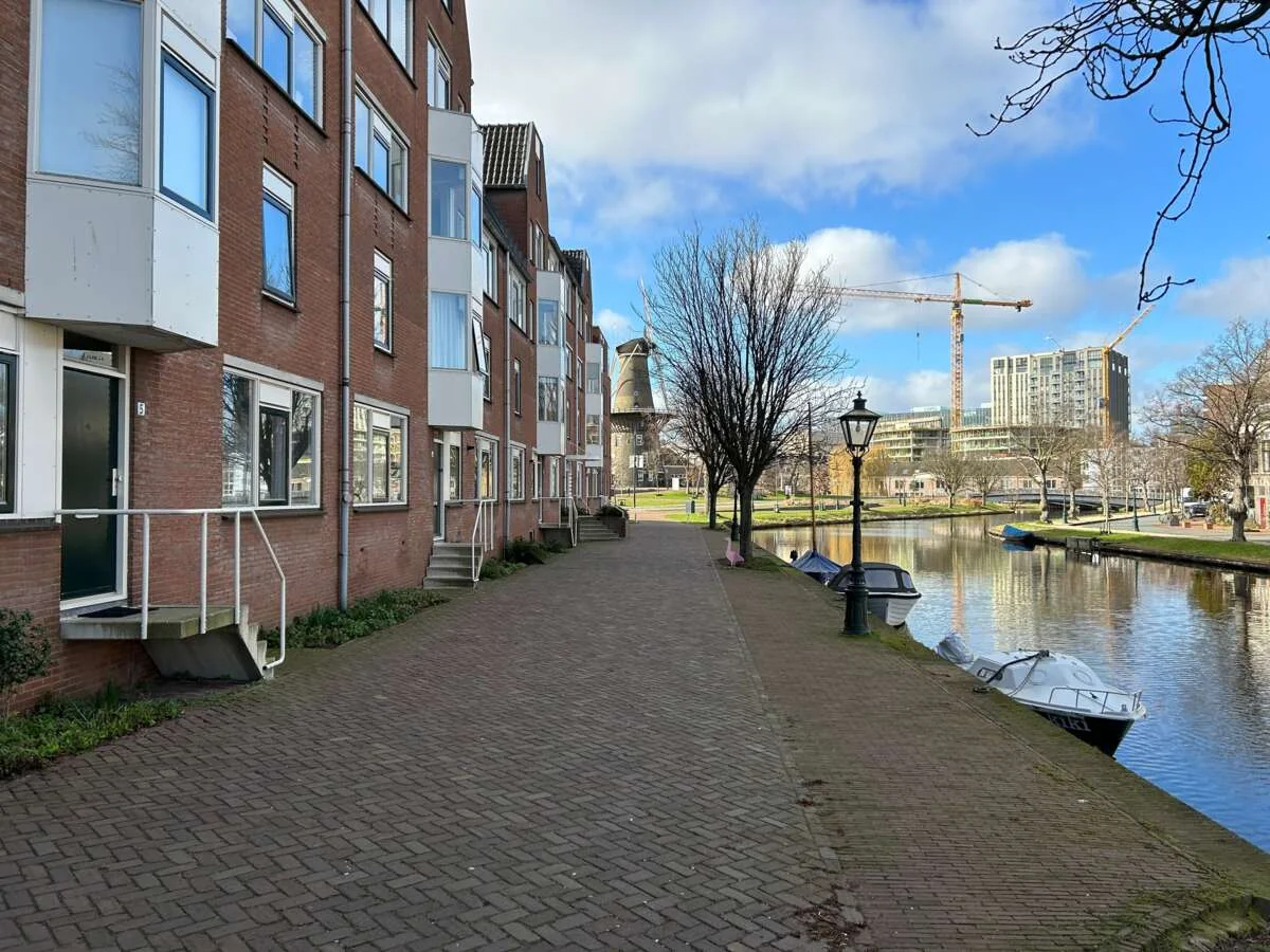 Foto van de Appartement gelegen aan de Marepoortkade in Leiden