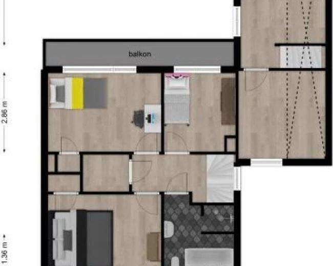 Foto van de Appartement gelegen aan de Vincent van Goghlaan in Waalre