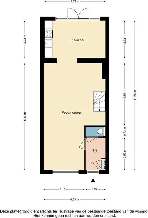 Foto van de Appartement gelegen aan de Grachtstraat in Brunssum
